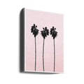 Pinky Palms by The Miuus Studio | Minimal Tropical Landscape, Large Canvas Wall Art Print | Artsy Earth