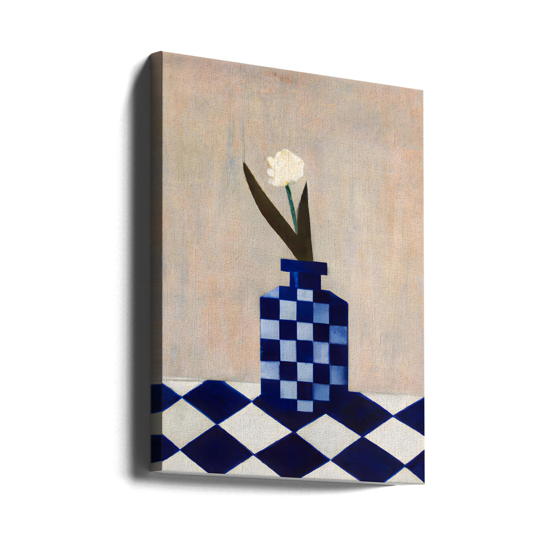 Check the Vase by Merel Takken | Floral Still Life, Large Canvas Wall Art Print | Artsy Earth