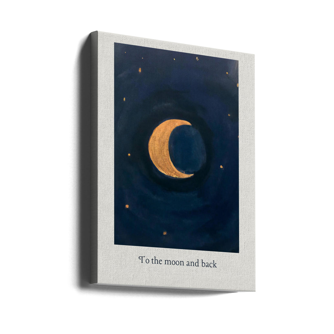 To the Moon and Back by Merel Takken | Starry Night Sky, Large Canvas Wall Art Print | Artsy Earth