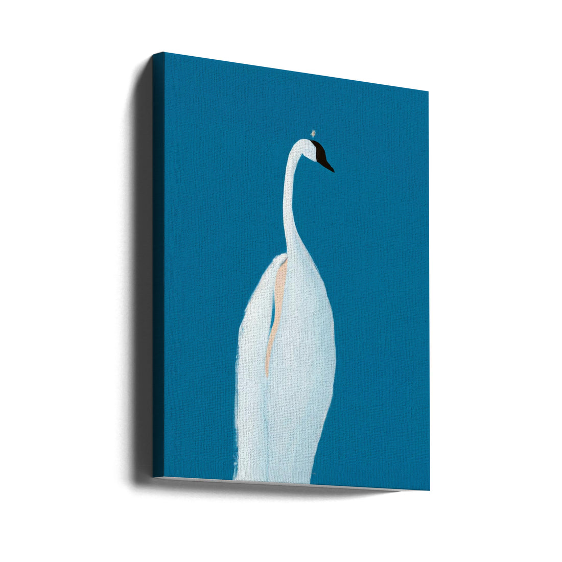 Swan Maybe by Merel Takken | Wild Bird Illustration, Large Canvas Wall Art Print | Artsy Earth