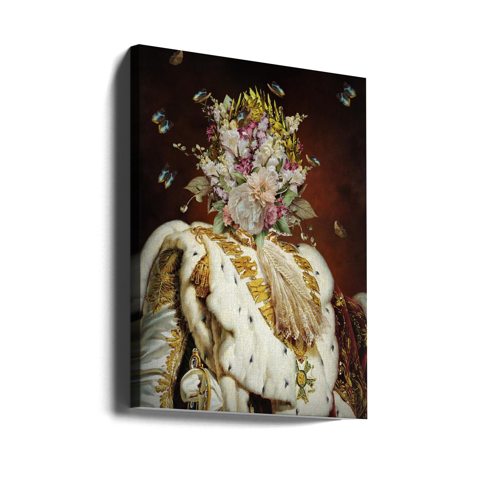 Mother Coronation by Sue Skellern | Victorian Floral Surrealism, Large Canvas Wall Art Print | Artsy Earth