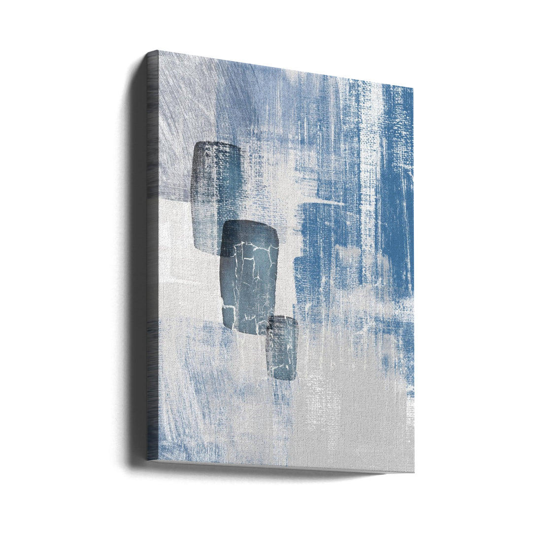 Blue Canvas by Sally Ann Moss | Abstract Brush Strokes, Large Canvas Wall Art Print | Artsy Earth