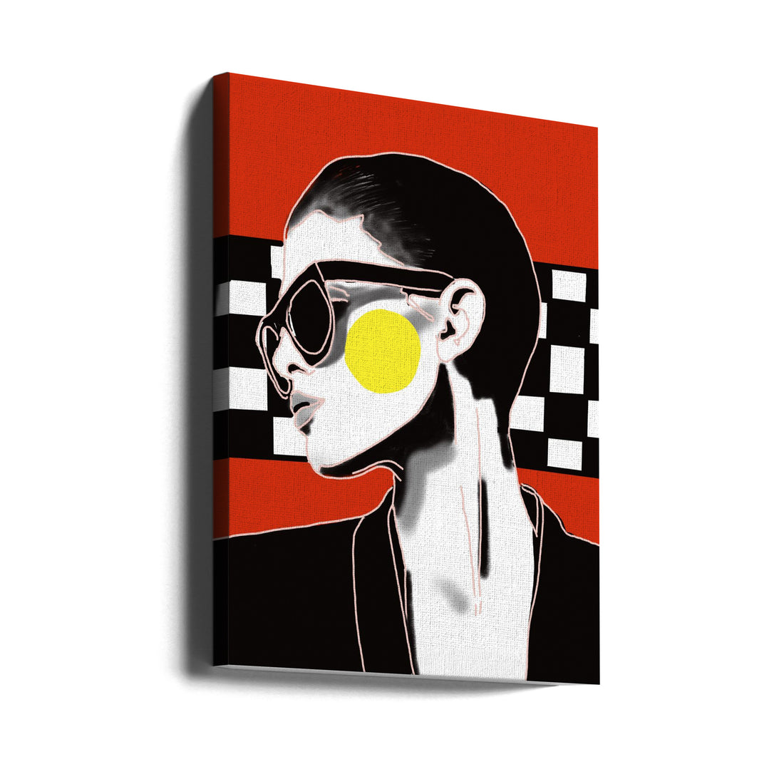 I Did It Again by Ana Sneeringer | Retro Fashion Portrait, Large Canvas Wall Art Print | Artsy Earth