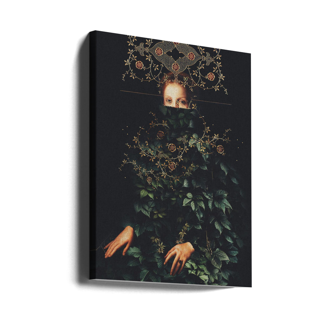 Patience II by Frank Moth | Surreal Floral Portrait, Large Canvas Wall Art Print | Artsy Earth