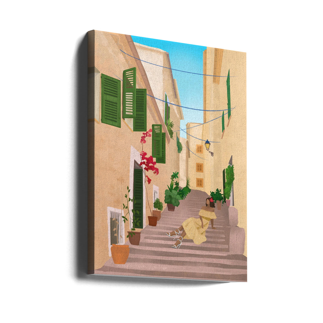 Mallorca Island by Petra Lizde | Mediterranean Summer Travel, Large Canvas Wall Art Print | Artsy Earth