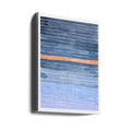 Riptide by Ejaaz Haniff | Abstract Blue Stripes, Large Canvas Wall Art Print | Artsy Earth