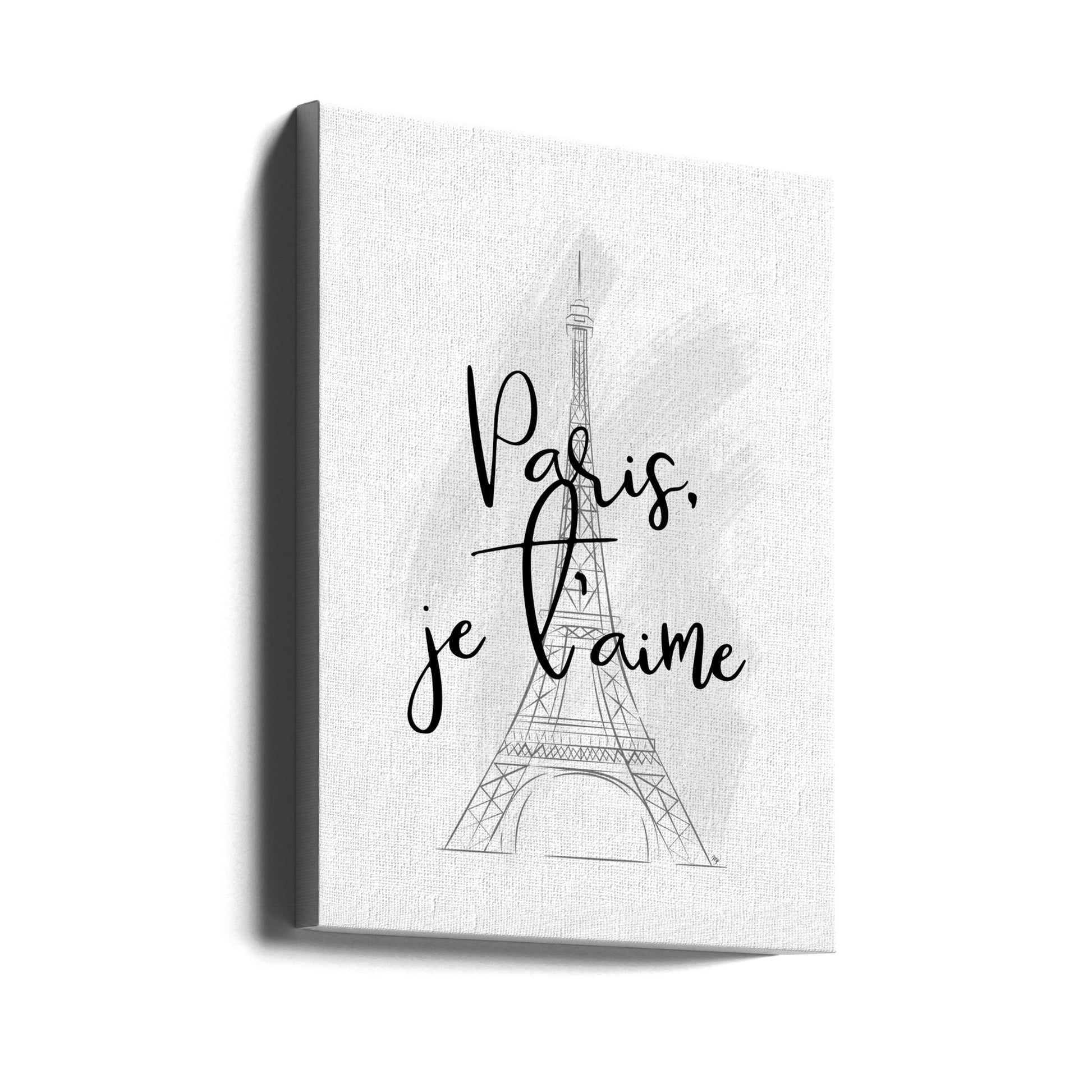 I Love Paris by Martina | Paris Eiffel Tower, Large Canvas Wall Art Print | Artsy Earth