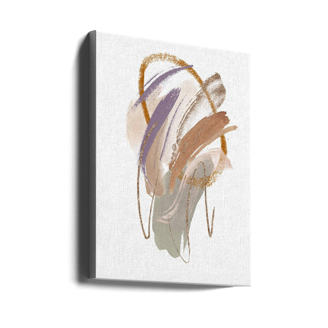 Cool Shapes 2 by Sally Ann Moss | Abstract Paint Strokes, Large Canvas Wall Art Print | Artsy Earth