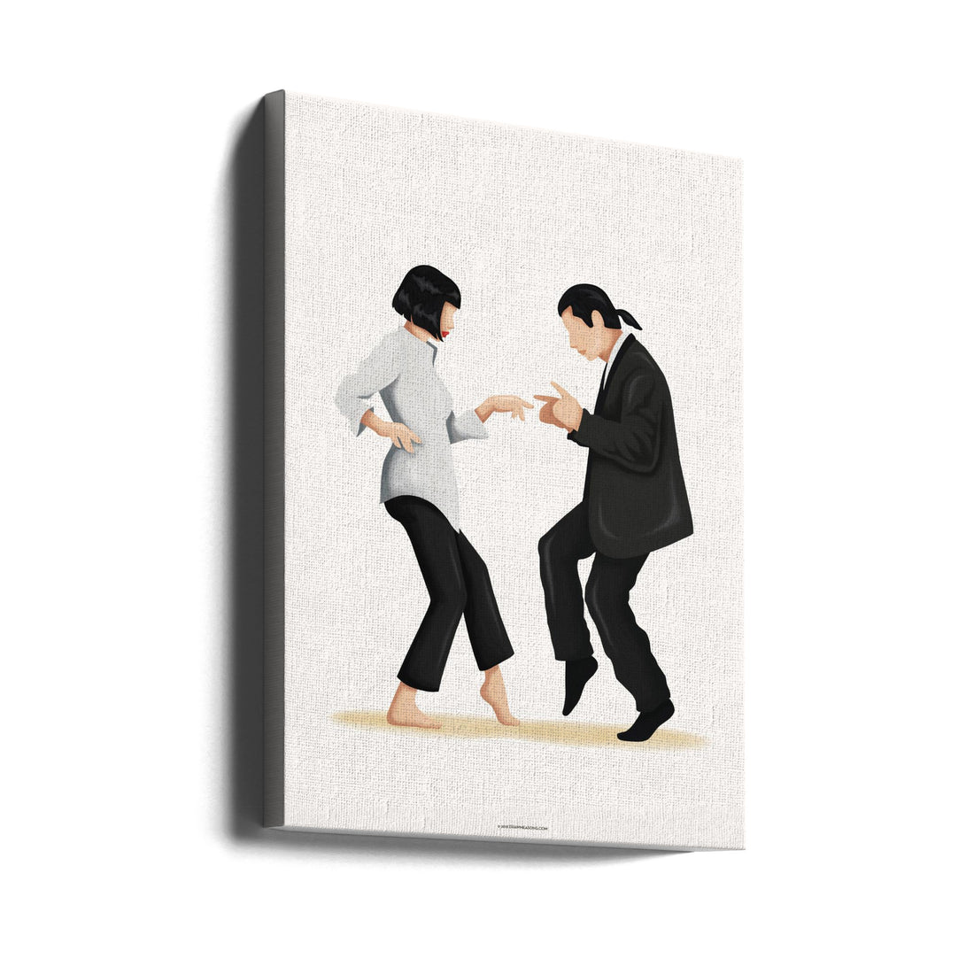 Pulp Fiction by Nour Tohme | Iconic Dance Cinema, Large Canvas Wall Art Print | Artsy Earth