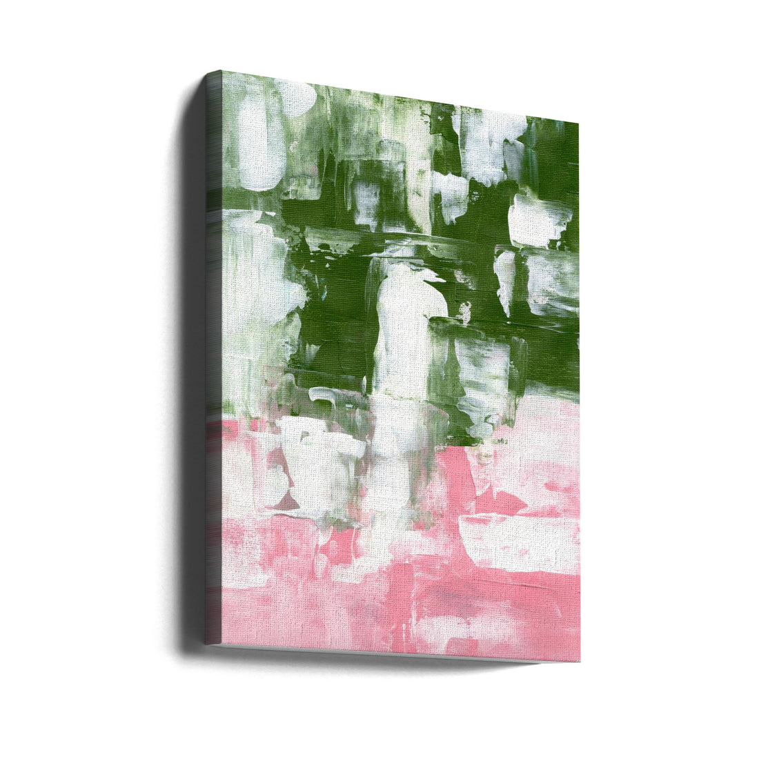 Olive Pink by Ejaaz Haniff | Abstract Painterly Expression, Large Canvas Wall Art Print | Artsy Earth