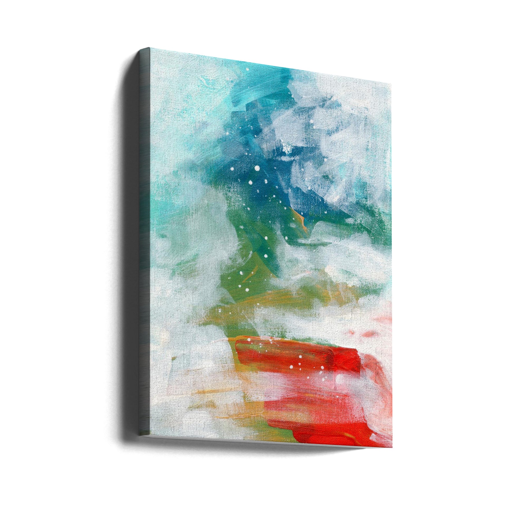 Rainy Rainbow by Ejaaz Haniff | Abstract Colorful Painting, Large Canvas Wall Art Print | Artsy Earth