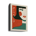 Japanese New Wave by Julia Leister | Vintage Asian Music, Large Canvas Wall Art Print | Artsy Earth