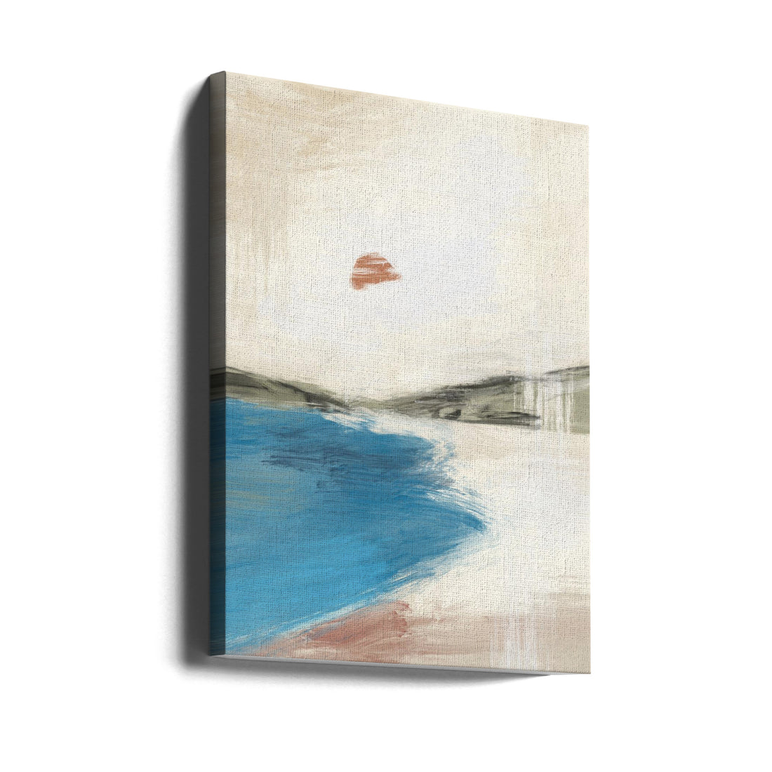 Abstract Lagoon by Little Dean | Abstract Water Painting, Large Canvas Wall Art Print | Artsy Earth