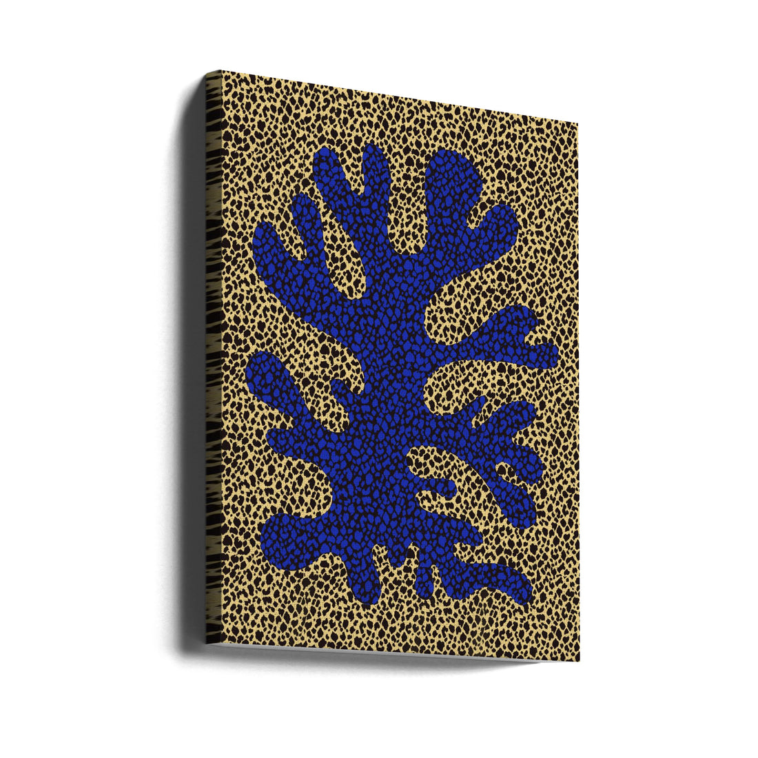 Blue and Yellow Coral Study by Little Dean | Underwater Coral Reef, Large Canvas Wall Art Print | Artsy Earth