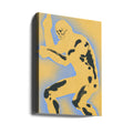 Yellow Giant by Little Dean | Spooky Dancing Skeleton, Large Canvas Wall Art Print | Artsy Earth