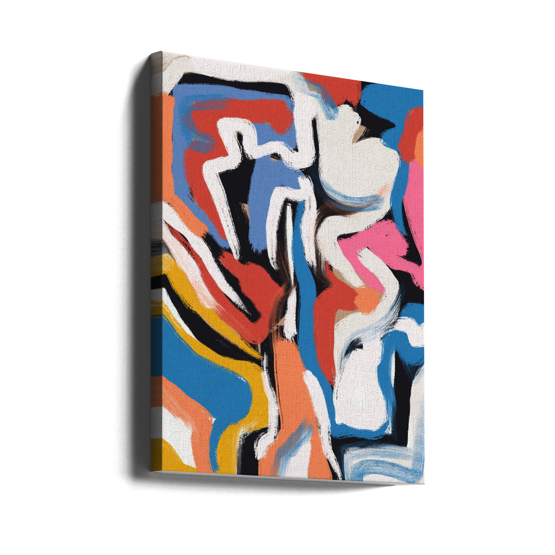 Bold colorful brushstrokes 02 by Little Dean | Abstract Acrylic Painting, Large Canvas Wall Art Print | Artsy Earth