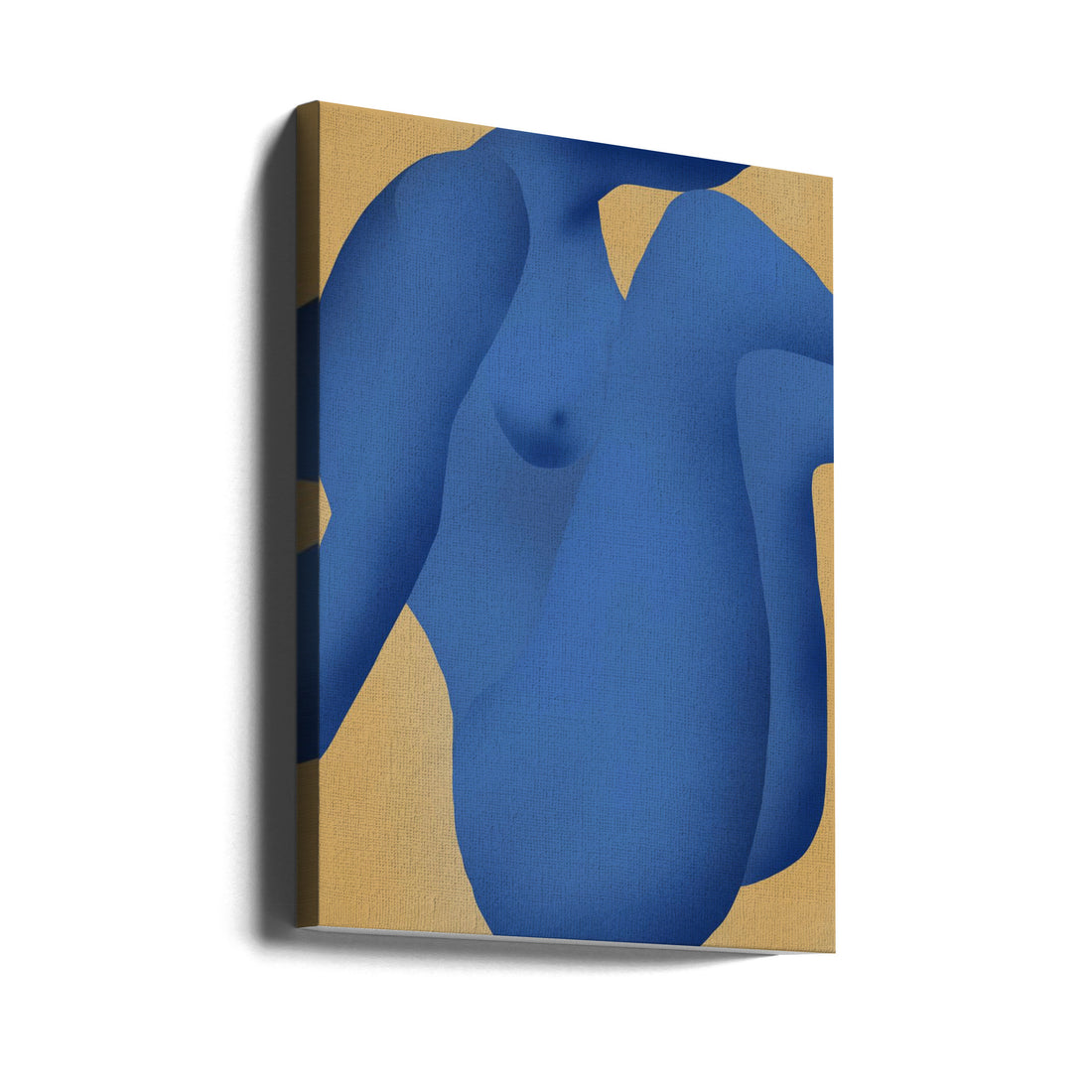 Color Nude 02 by Little Dean | Abstract Female Silhouette, Large Canvas Wall Art Print | Artsy Earth