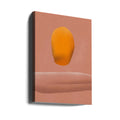 Stone Portrait Orange by Little Dean | Abstract Organic Shapes, Large Canvas Wall Art Print | Artsy Earth