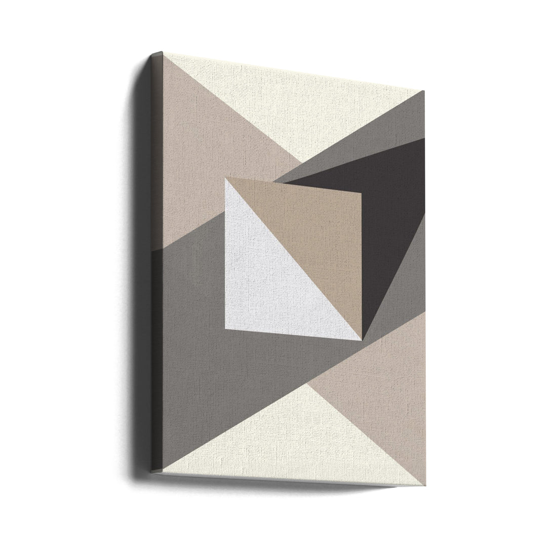 Greyish geometric by Little Dean | Geometric Abstract Shapes, Large Canvas Wall Art Print | Artsy Earth