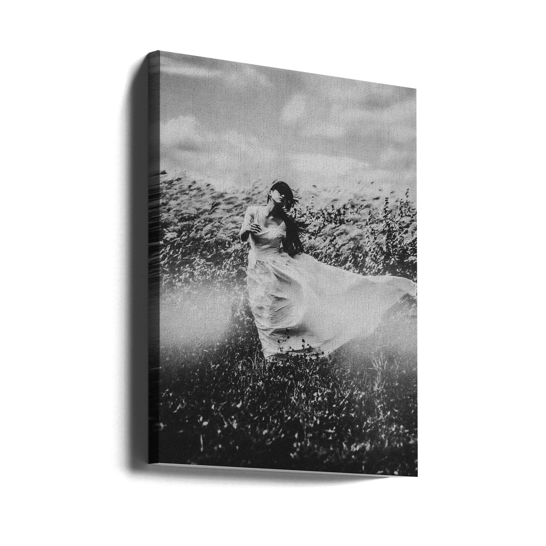 Wind's nest by Kurosaki Sangan | Windy Field Portrait, Large Canvas Wall Art Print | Artsy Earth