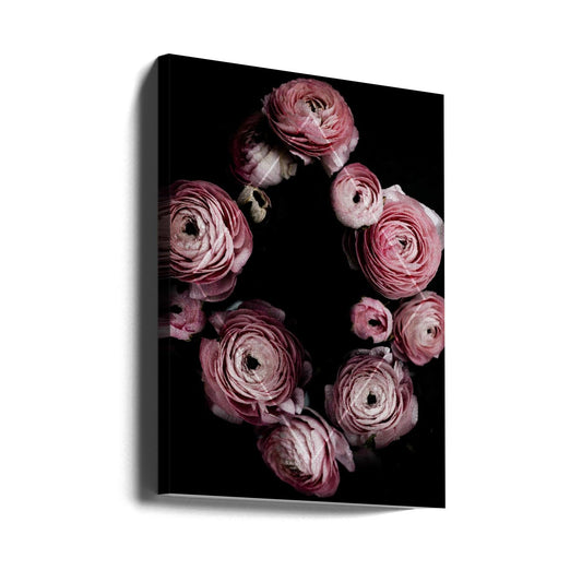 Blooming Geometry by Mareike Böhmer | Geometric Floral Macro, Large Canvas Wall Art Print | Artsy Earth