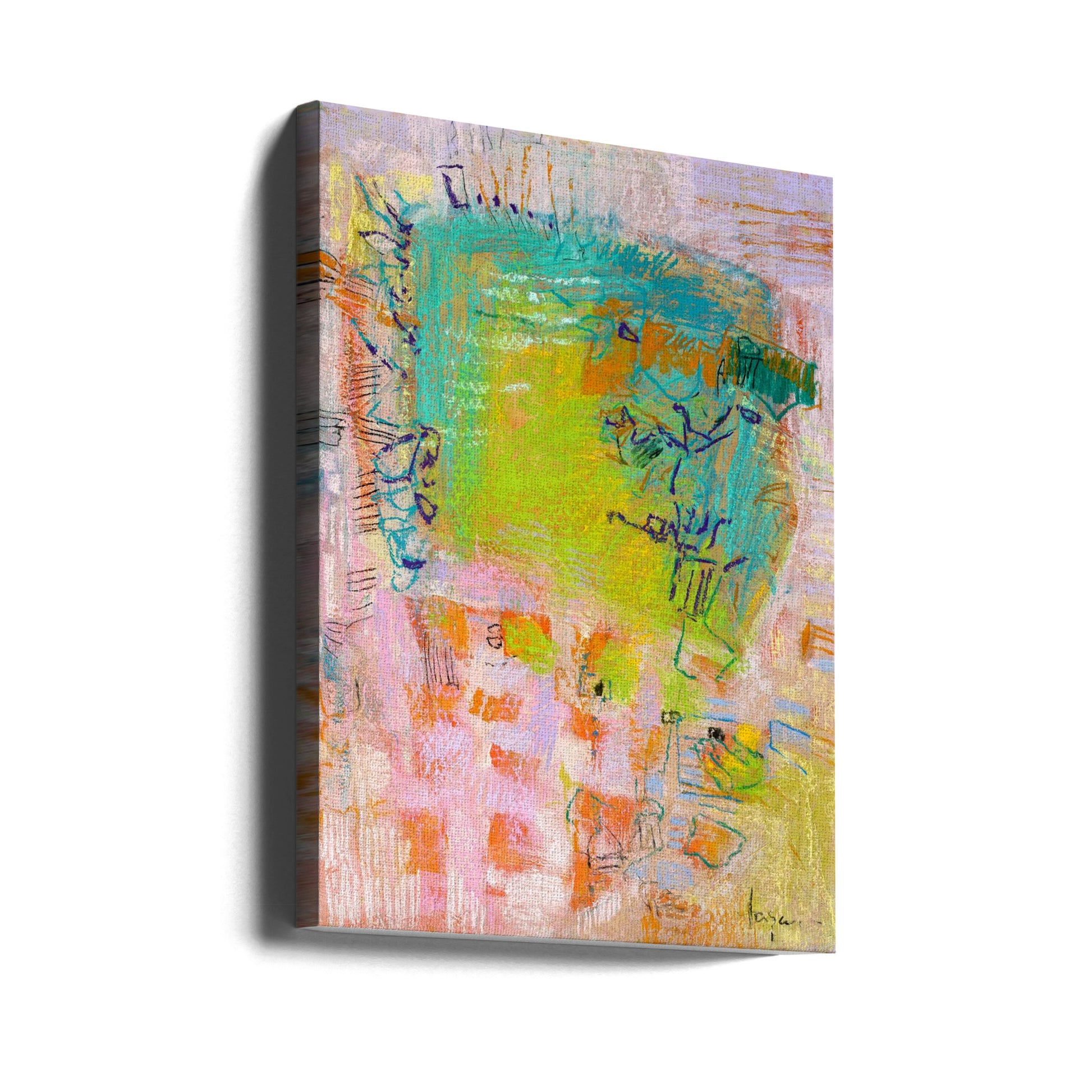 Cloud Dreams 3 by Dorothy Fagan | Dreamy Pastel Abstract, Large Canvas Wall Art Print | Artsy Earth