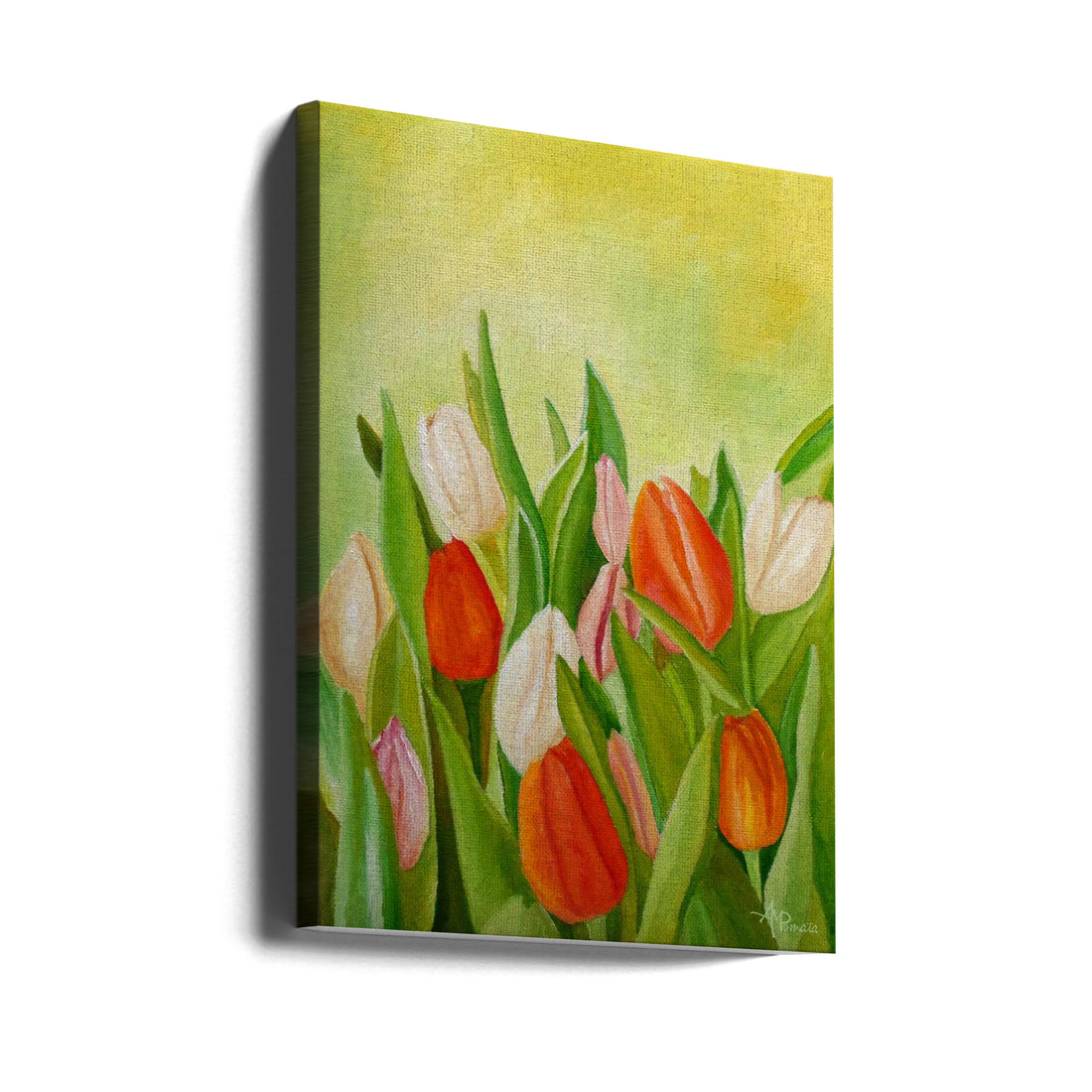 Colors of Spring by Angeles M. Pomata | Floral Botanical Painting, Large Canvas Wall Art Print | Artsy Earth