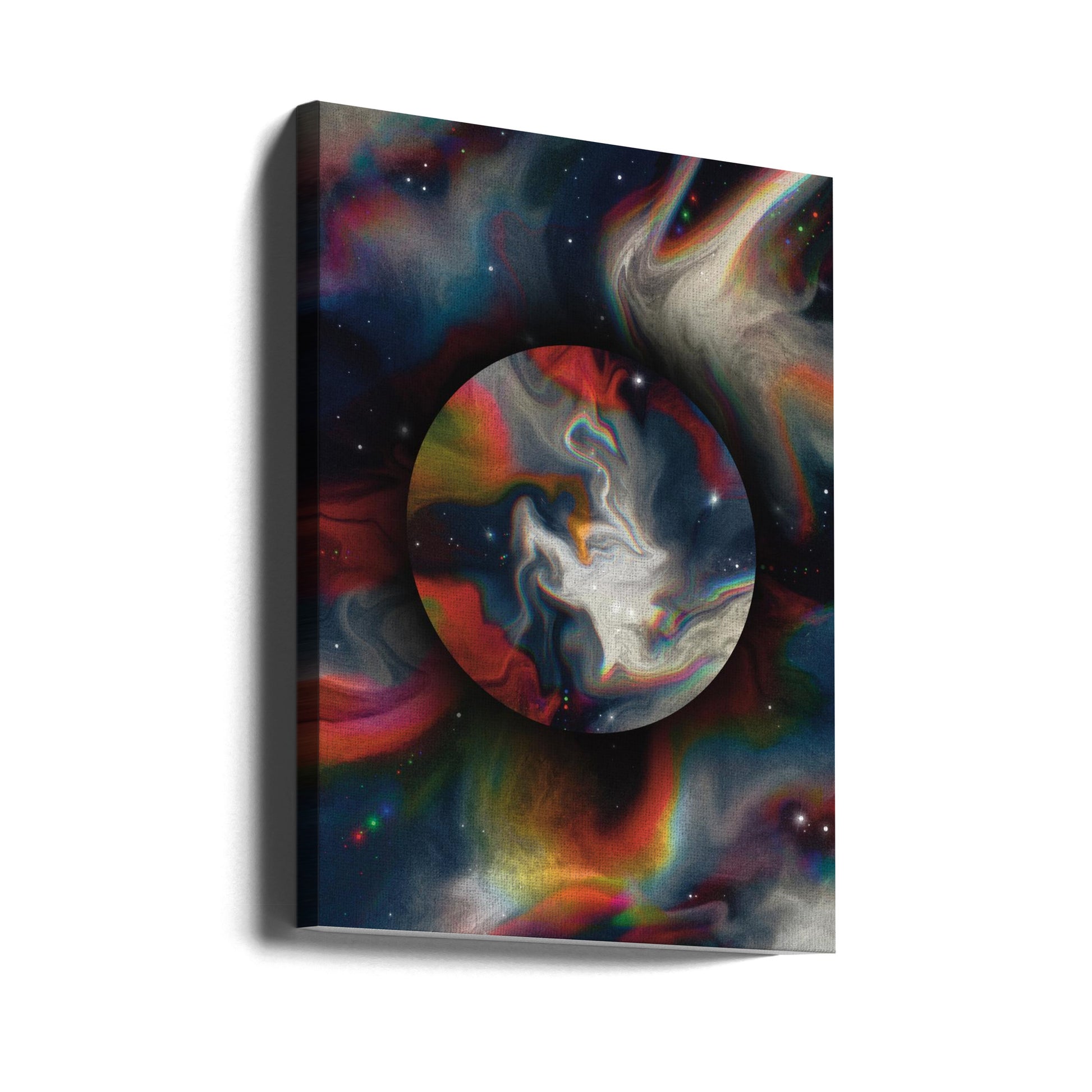 Cosmic Black Hole Planet by Amy Louise Baker | Space Galaxy Universe, Large Canvas Wall Art Print | Artsy Earth