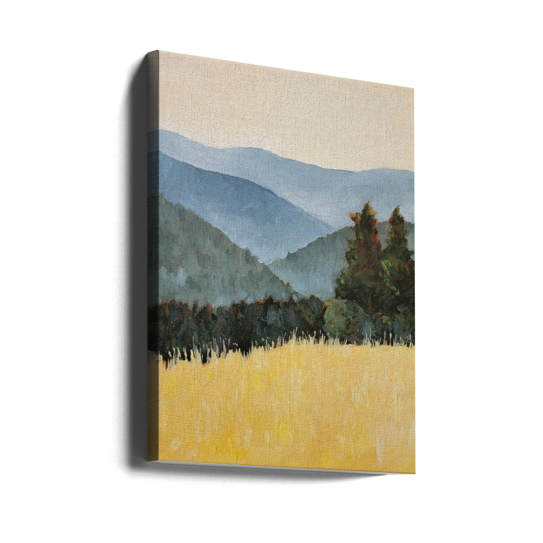 Ridge Landscape Art by Claire Whitehead | Painted Nature Landscape, Large Canvas Wall Art Print | Artsy Earth