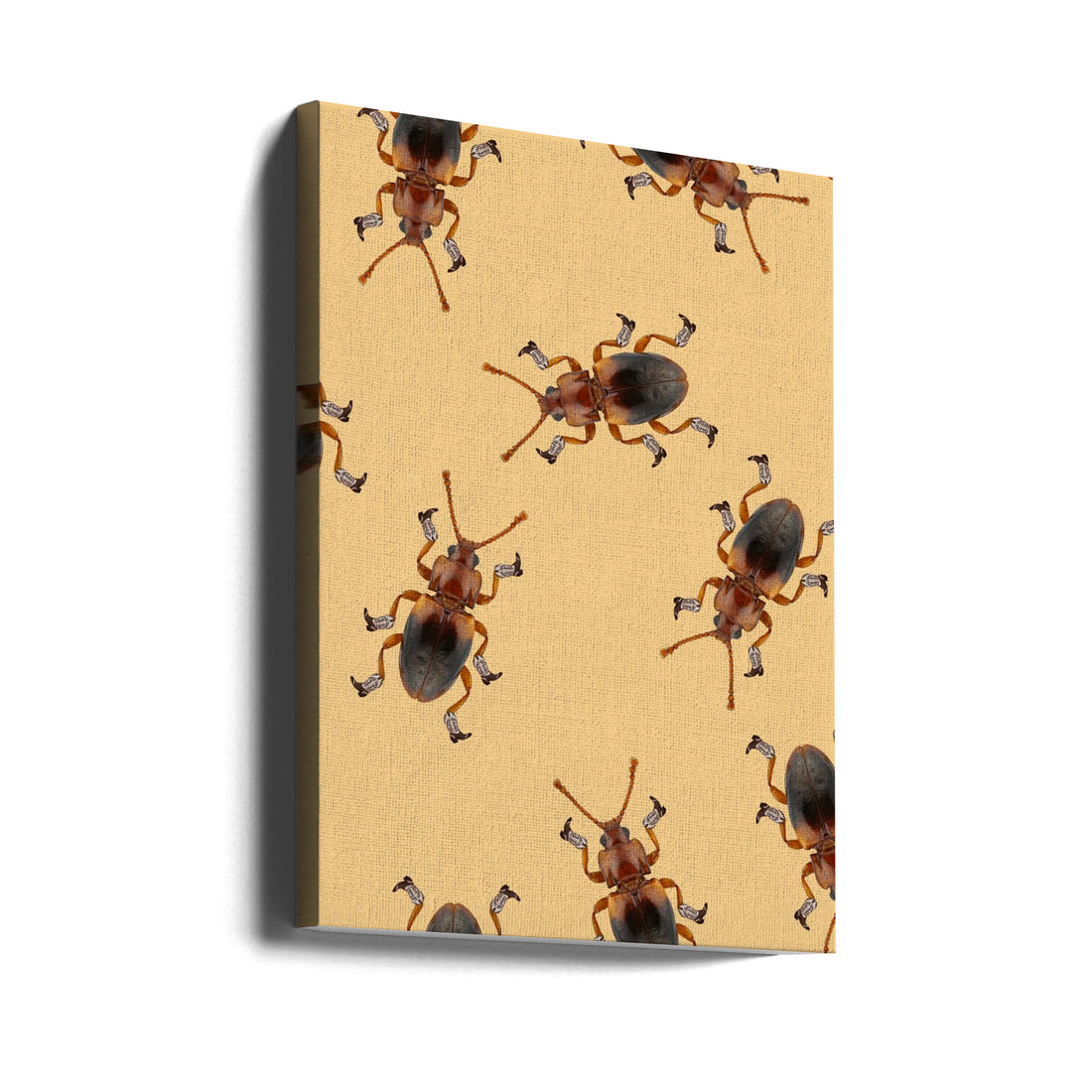 Billy The Booted Beetle by Anyone Can Yeehaw | Dancing Insect Humor, Large Canvas Wall Art Print | Artsy Earth