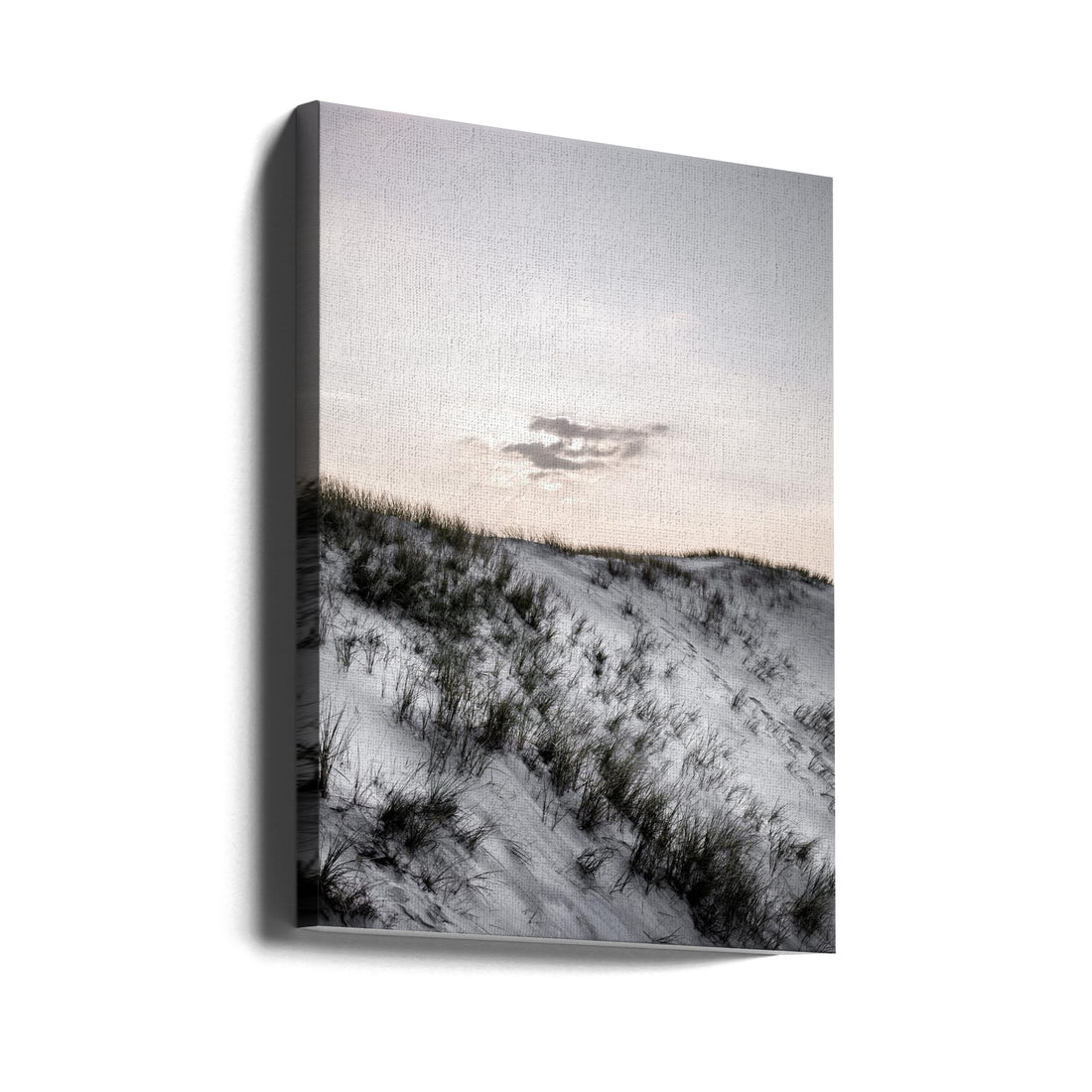 Winter Coast by Mareike Böhmer | Snowy Coastal Landscape, Large Canvas Wall Art Print | Artsy Earth