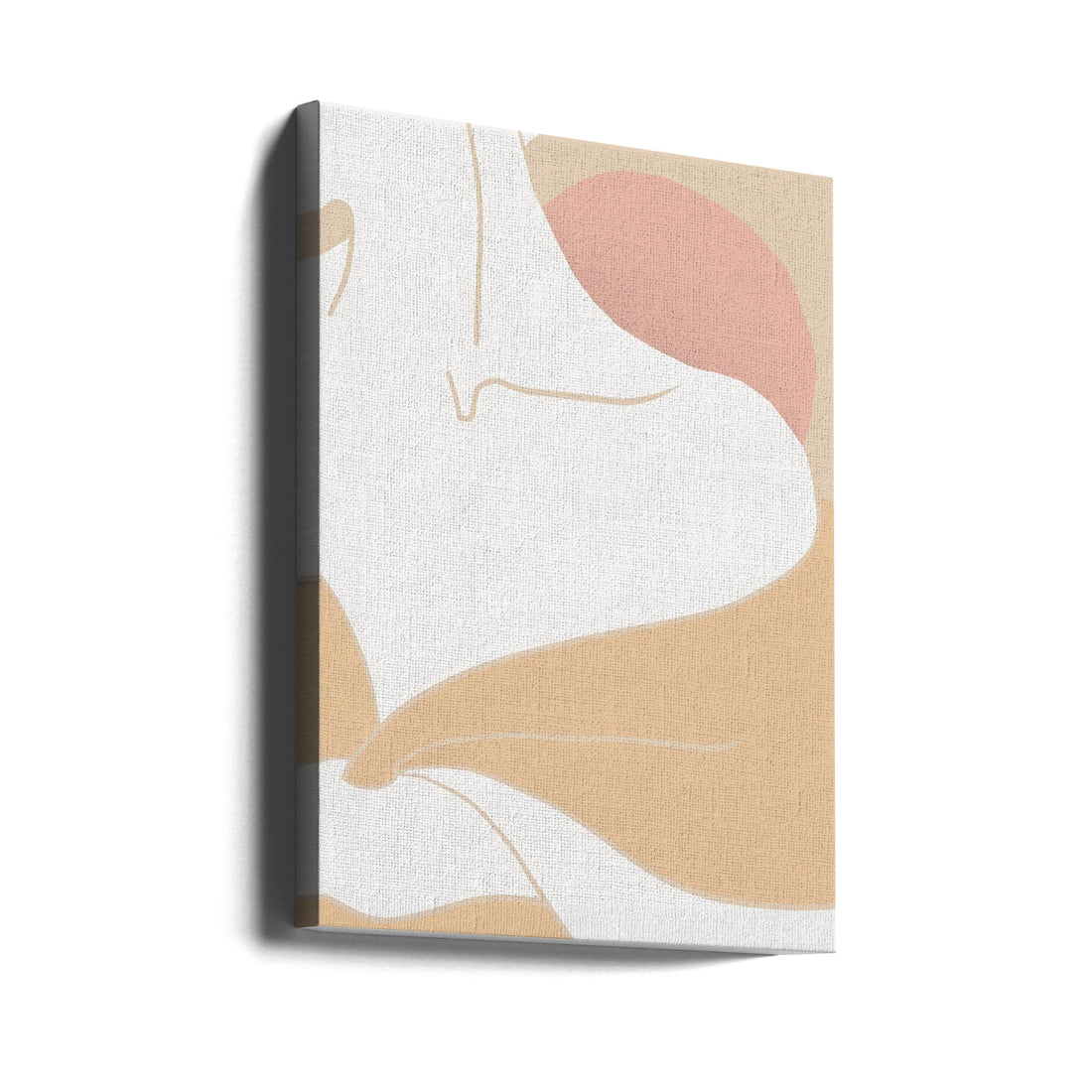 Peach Abstract Art by Pictufy Studio Ii | Abstract Graphic Illustration, Large Canvas Wall Art Print | Artsy Earth