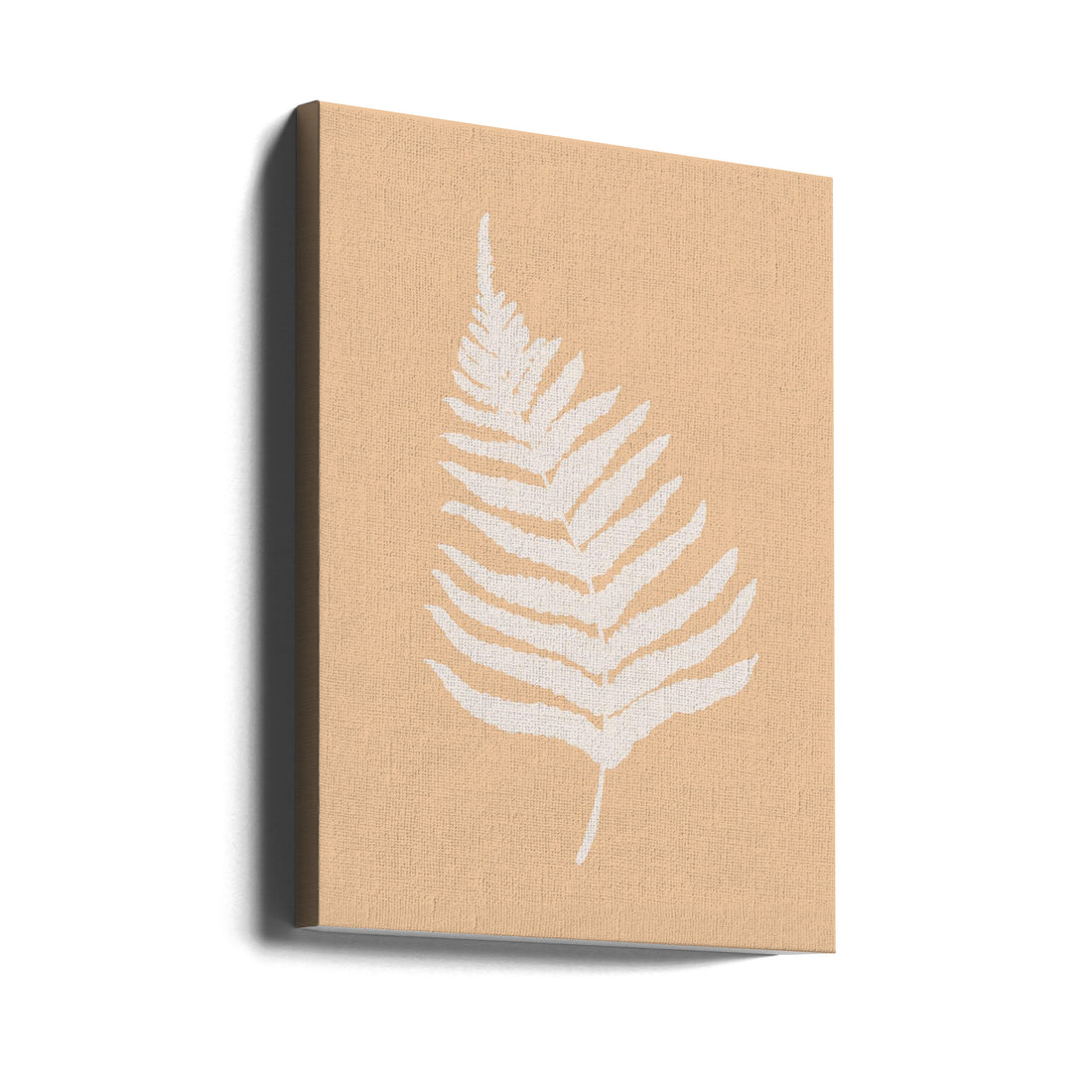 Botanical Fern Art by Pictufy Studio | Peach Still Life, Large Canvas Wall Art Print | Artsy Earth