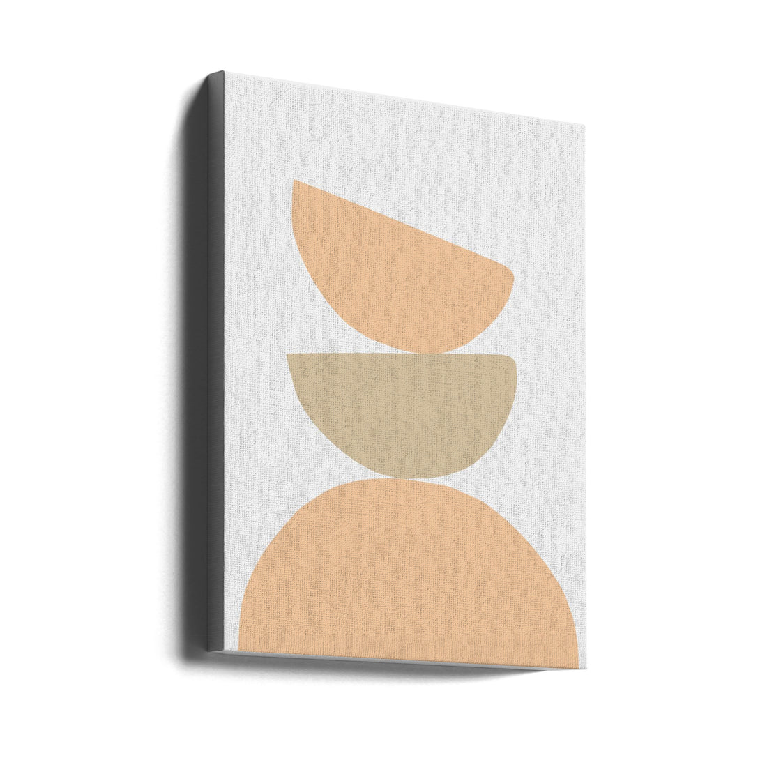 Abstract Circles by Pictufy Studio | Abstract Peach Illustration, Large Canvas Wall Art Print | Artsy Earth