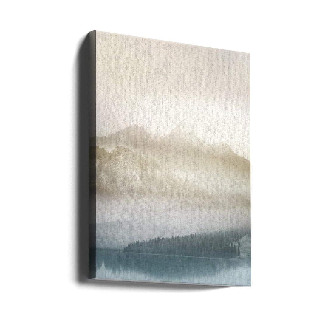 Vanilla Landscape III by Gemma Bardot | Foggy Mountain Landscape, Large Canvas Wall Art Print | Artsy Earth