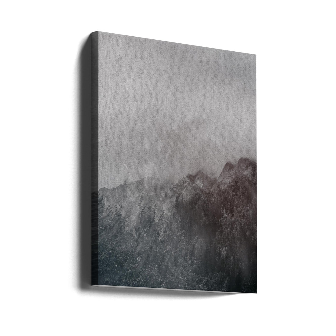 Misty Karakoram Mountains by Imaginative | Foggy Mountain Landscape, Large Canvas Wall Art Print | Artsy Earth