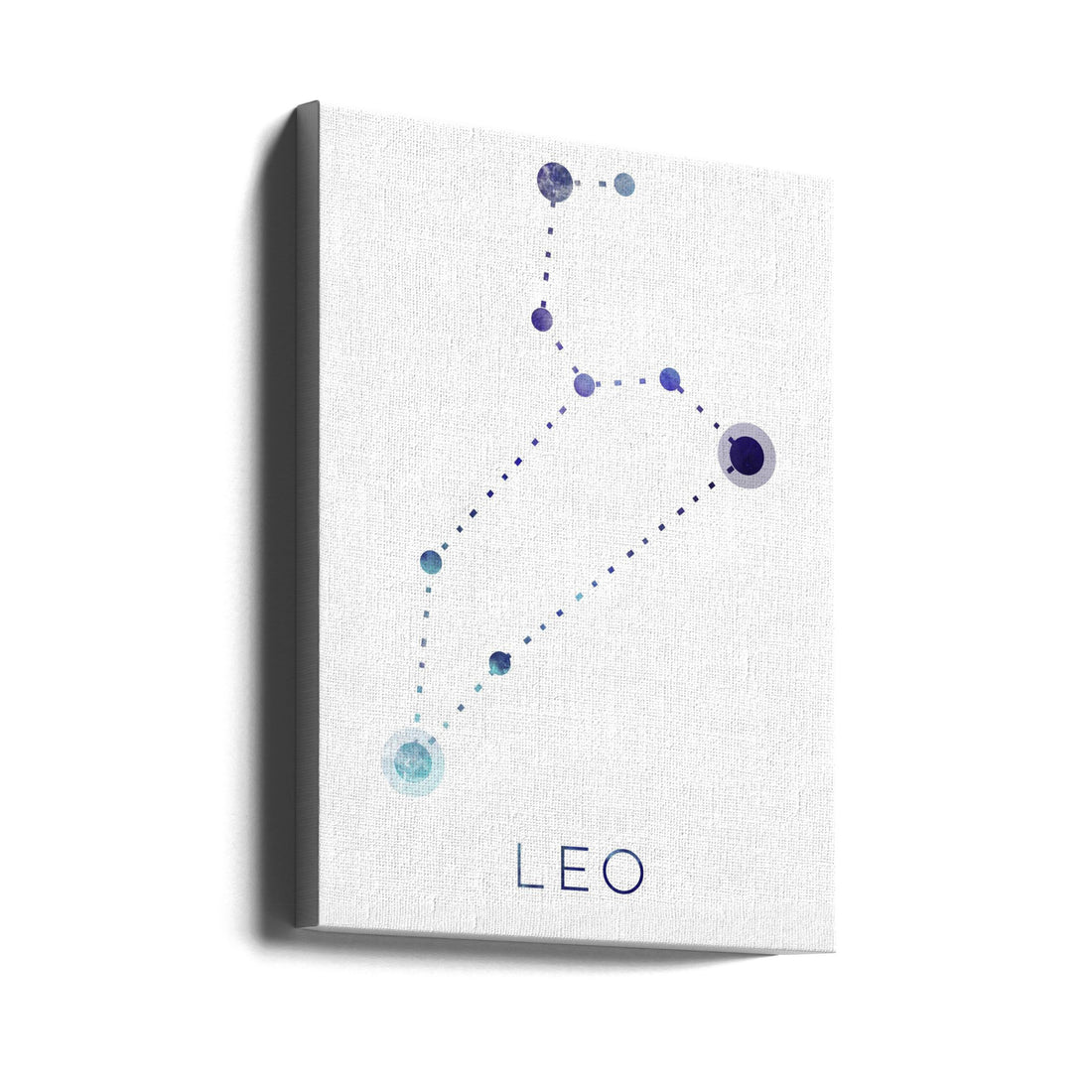 Leo Zodiac Sign by Emiliano Deificus | Astrological Lion Illustration, Large Canvas Wall Art Print | Artsy Earth