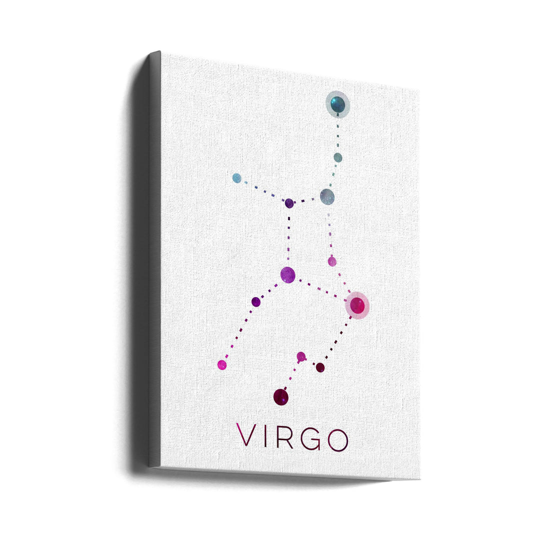 Zodiac Signs Art by Emiliano Deificus | Astrological Virgo Illustration, Large Canvas Wall Art Print | Artsy Earth