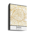 Paris City Map by Emiliano Deificus | Urban Europe Map, Large Canvas Wall Art Print | Artsy Earth