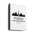 Paris Skyline Art by Emiliano Deificus | Urban Cityscape Silhouette, Large Canvas Wall Art Print | Artsy Earth