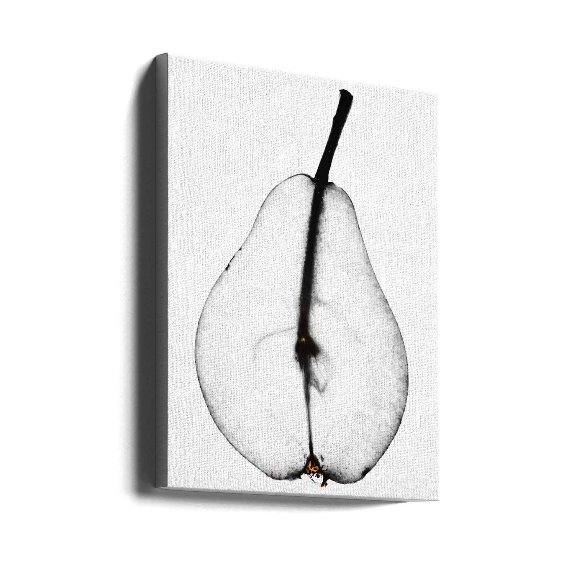 Minimal Pear Study by Magda Izzard | Macro Food Photography, Large Canvas Wall Art Print | Artsy Earth