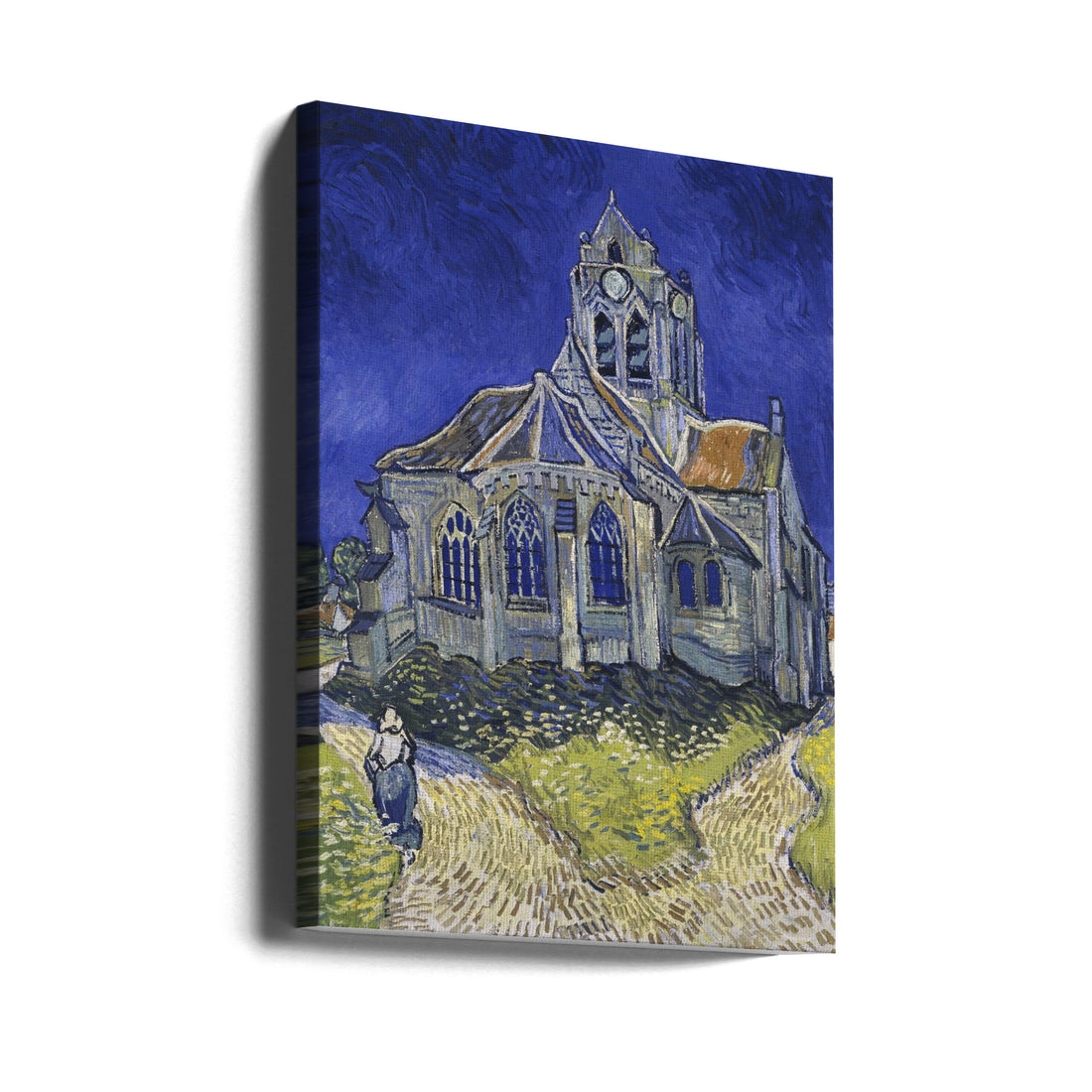 Church At Auvers by Vincent Van Gogh | Classic Religious Painting, Large Canvas Wall Art Print | Artsy Earth