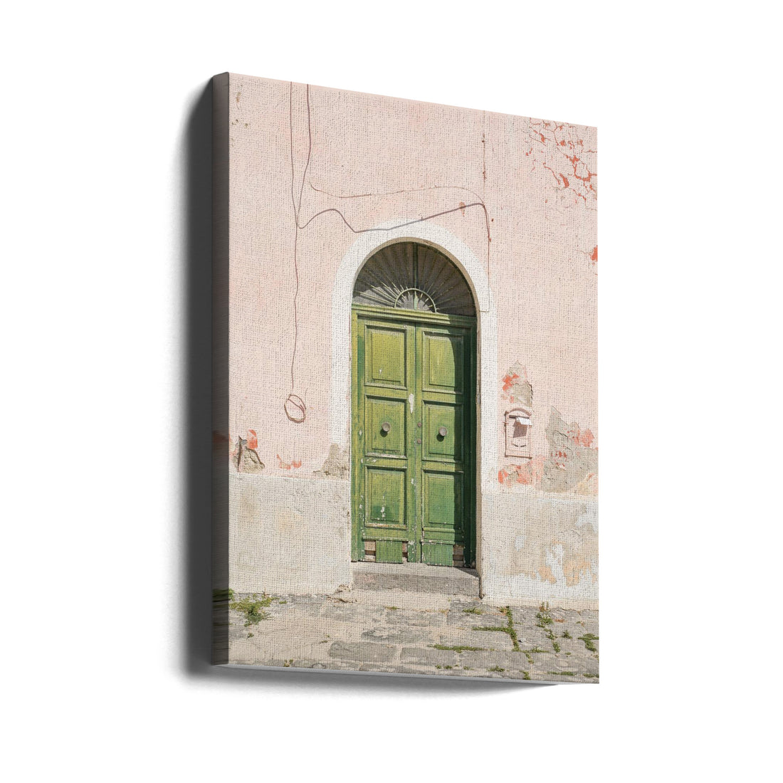 The Green Door by Henrike Schenk | Italian Architecture Photography, Large Canvas Wall Art Print | Artsy Earth