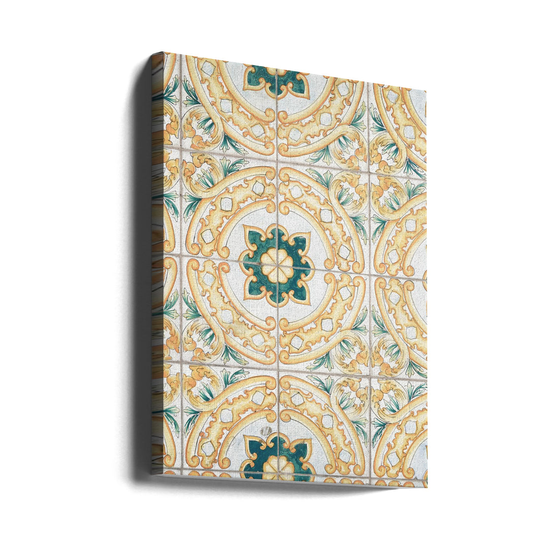 Capri Tiles by Henrike Schenk | Italian Ceramic Design, Large Canvas Wall Art Print | Artsy Earth