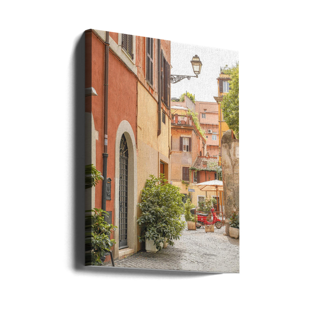 Trastevere, Rome by Henrike Schenk | Italian Street Architecture, Large Canvas Wall Art Print | Artsy Earth