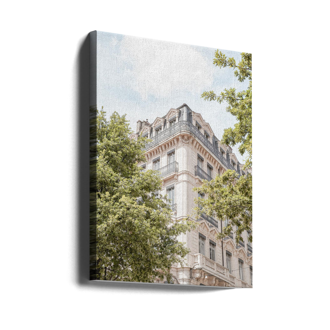 Historic Paris Street by Henrike Schenk | French Architecture Photography, Large Canvas Wall Art Print | Artsy Earth