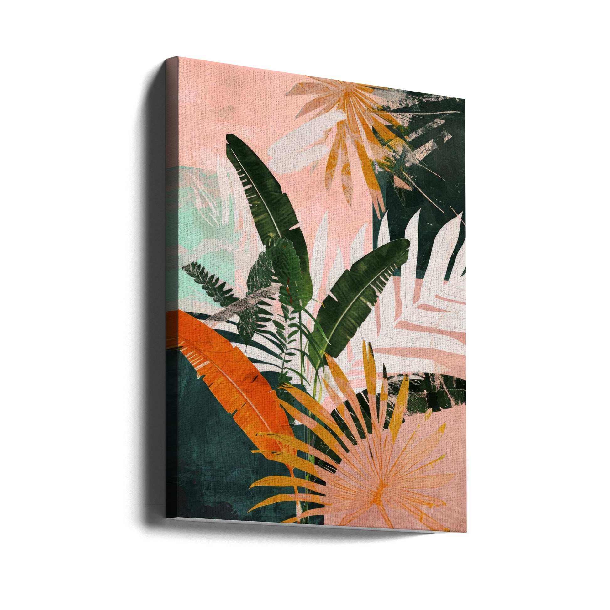 Into the jungle by Treechild | Tropical Forest Illustration, Large Canvas Wall Art Print | Artsy Earth