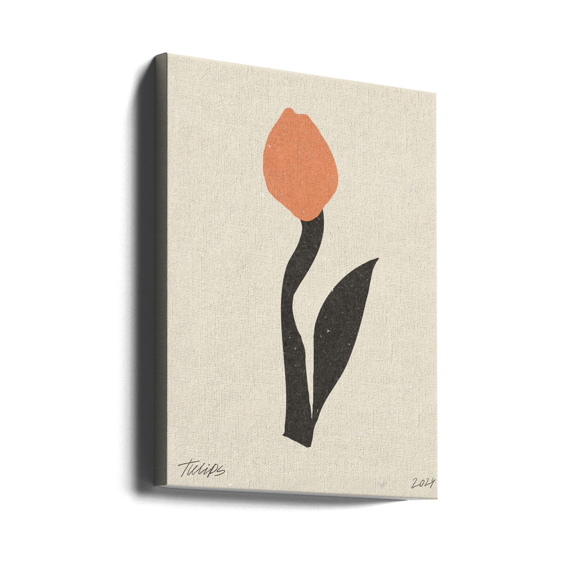 Modern Flower 01 by Nktn | Botanical Floral Illustration, Large Canvas Wall Art Print | Artsy Earth