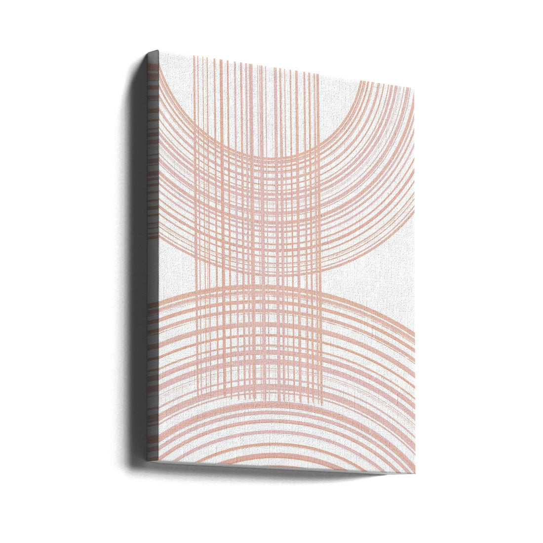 Pink Lines by Martina | Abstract Line Illustration, Large Canvas Wall Art Print | Artsy Earth