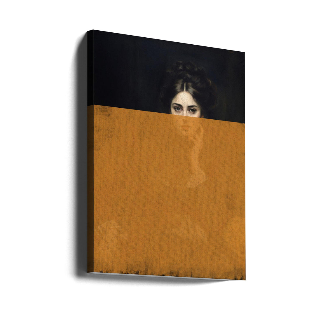 Altered Portrait of Woman by The Art Concept | Surreal Painted Portrait, Large Canvas Wall Art Print | Artsy Earth